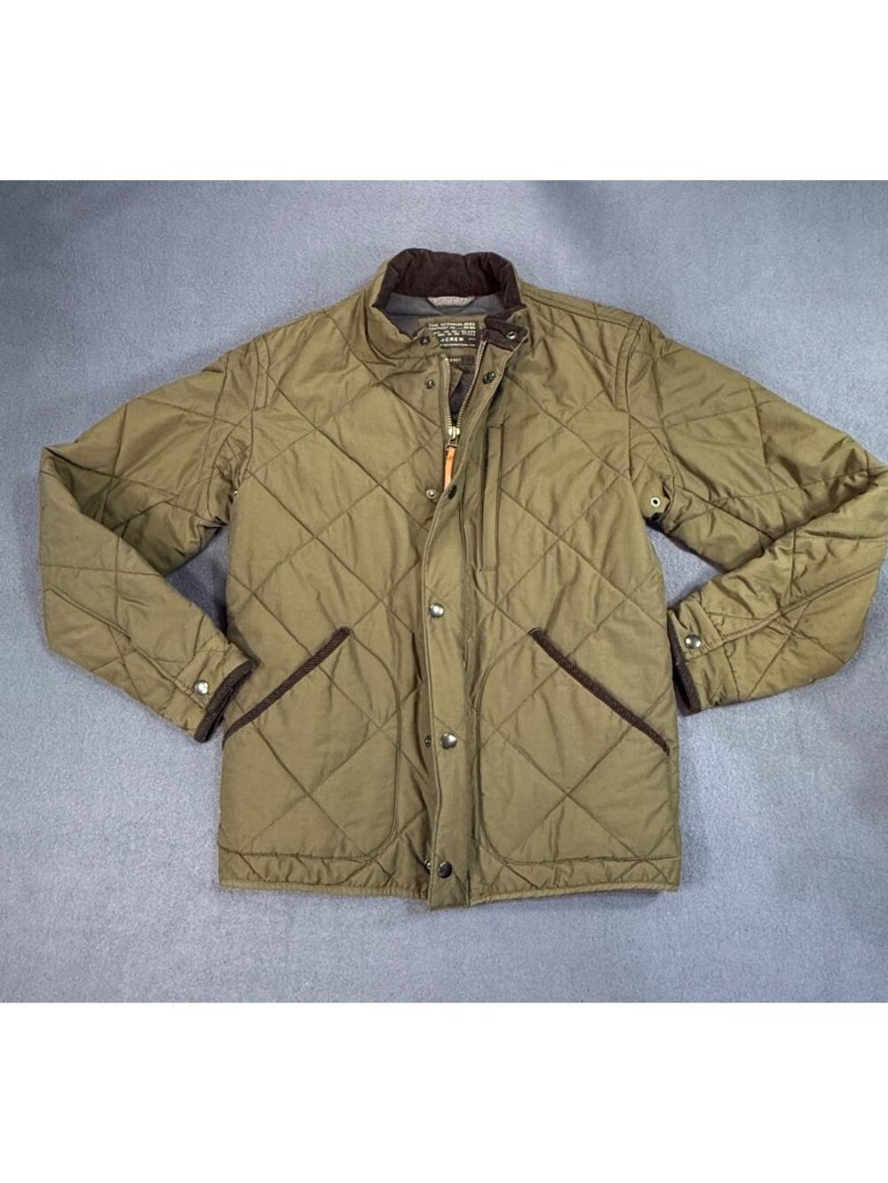 J.Crew Sussex quilted jacket w/ eco-friendly PrimaLoft Green Mens Small BS481